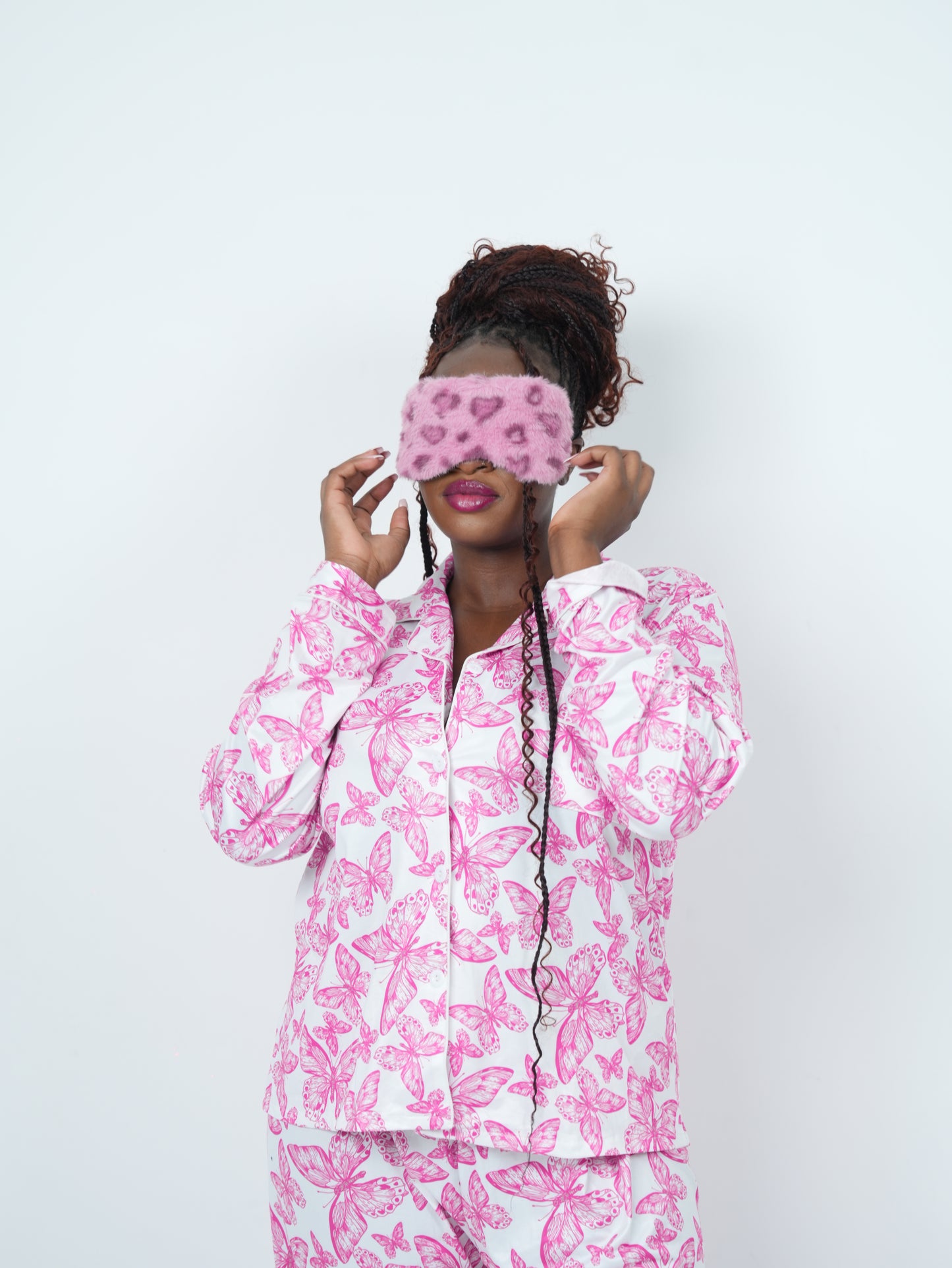 Leopard print eye masks